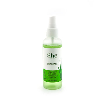 S.he Aloe, Cucumber and Green Tea Facial Spray | Shop Amina Beauty